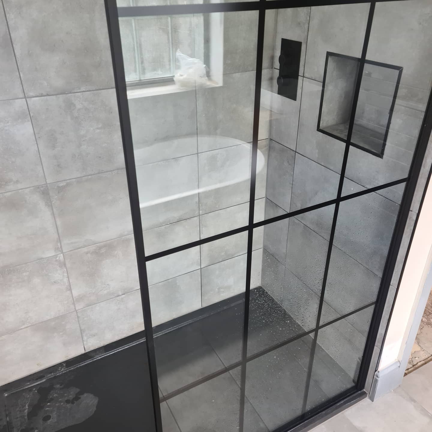 Tiling work